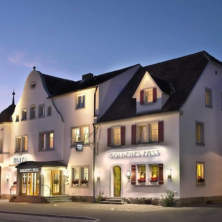 Hotel Goldenes Fass In Rothenburg Ob Der Tauber Bagian luar foto